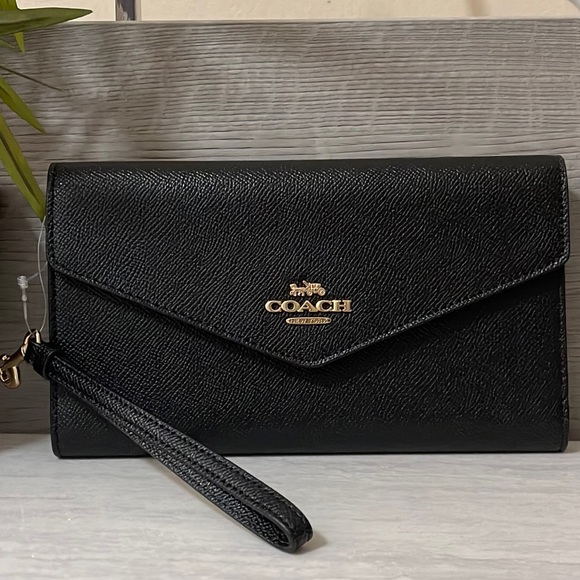 Coach long Travel Envelope Wallet - Picture 6 of 8